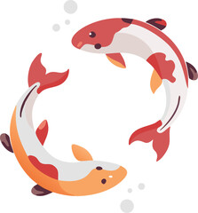 koi-fish-swimming--jumping--curved--pair.eps