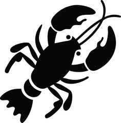 lobster-icon-silhouette-side-view.eps