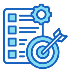Goal Setting  Icon Element For Design