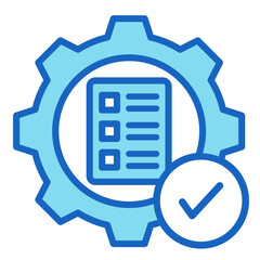 Compliance Gear  Icon Element For Design
