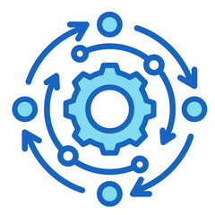 Management Cycle  Icon Element For Design