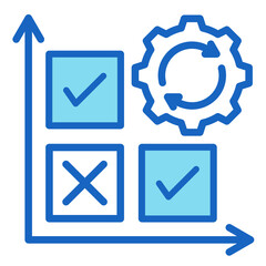 Prioritization Grid  Icon Element For Design