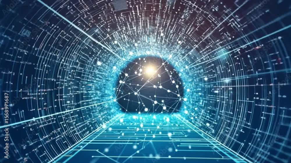 Poster digital tunnel: a journey into the network's core