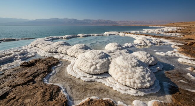 aerial view of the dead sea