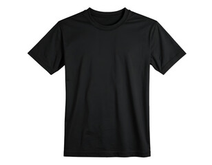 Naklejka premium Discover the essential black t-shirt, a timeless wardrobe staple designed for ultimate comfort and versatility.