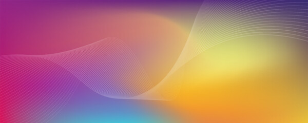 Abstract blurred gradient mesh background in bright Colorful smooth. Easy editable soft colored vector illustration, Suitable For Wallpaper, Banner, Background, Card, Book Illustration, landing page