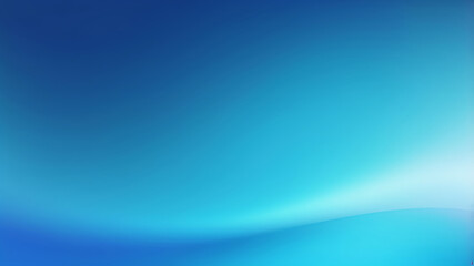 Smooth Blue Gradient with Light Waves in Abstract Background for Design or Wallpape,r ai