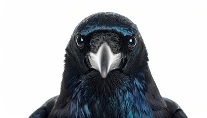 Fototapeta premium Raven on white background