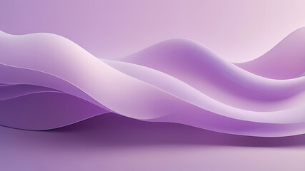 Elegant Purple Abstract Wave Background, Smooth Fluid Gradient Design, Minimal Flow, ai