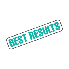 Best Results Letter Rubber Stamp Template