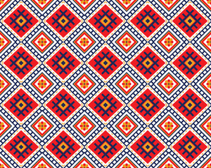 Aztec geometric print. Seamless pattern in tribal. American patterns. Abstract background with ethnic Aztec ornament. Geometric ethnic pattern. Design for background, Fabric, scarf. Navajo motifs.