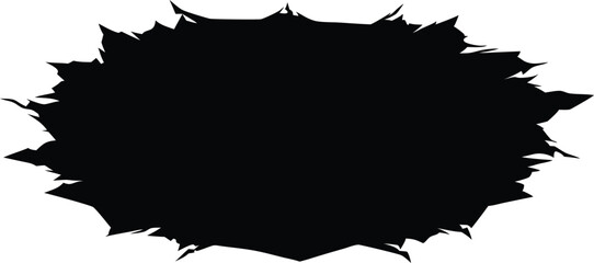 Abstract Black Ink Splatter Grunge Texture for Design Projects