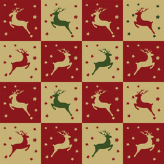 Obraz premium Patterns with Christmas concepts and stars as symbols of hope can be used for various purposes, Christmas cards, decorations and packaging.