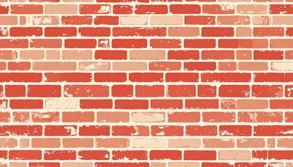 Obraz premium Rustic Red Brick Wall Pattern Texture Background