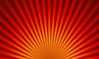 Radiant red-orange burst background