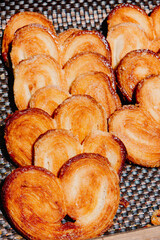 detail of some french palmieres for sale