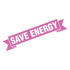 Save Energy Letter Rubber Stamp Template