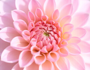 Fototapeta premium Close Up Pink Dahlia Flower Blossom Macro Photography