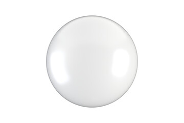 glass ball isolated on white