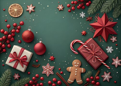 Festive Birthday Party Background Pastel Balloons, Confetti, and Party Hats