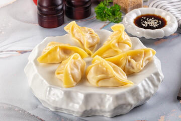 Japanese cuisine stuffed dumplings Gyoza