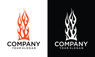Creative Flames Fireball Collection Logo Vector Icons Symbol Design Illustration	