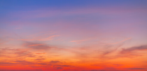 Colorful clouds and sky in the morning,Awesome sunset and soft pink clouds of pastel tones. Image template of textured sky. Gorgeous photo wallpaper. Bright epic sky. Dramatic evening light and fiery 