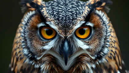 Fototapeta premium Majestic Owl Portrait
