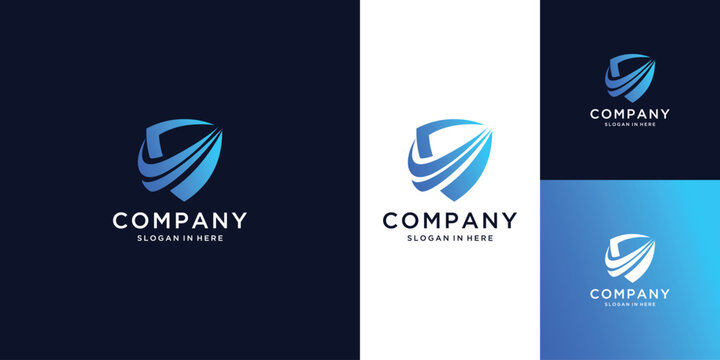 shield logo design 
