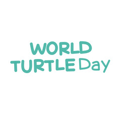 Vector World Turtle Day 
