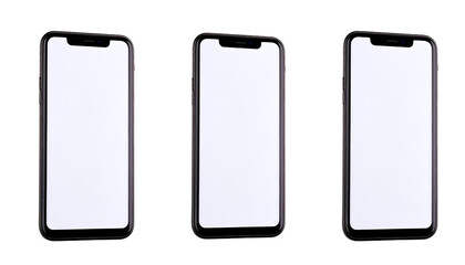 Latest Smartphone Model in Multiple Views, Transparent PNG