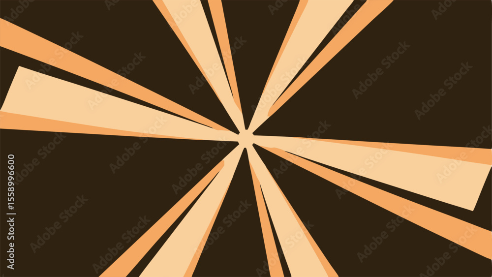 Aufkleber abstract geometric burst design with warm colors suitable for various design projects