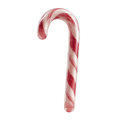 Sparkling Red and White Candy Cane J Hook