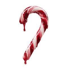 Melted Candy Cane Christmas Treat, Festive Holiday Sweet