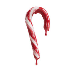Melted Candy Cane Christmas Sweet Treat