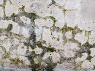 background of cracked cement wall, grunge and vintage, copy space