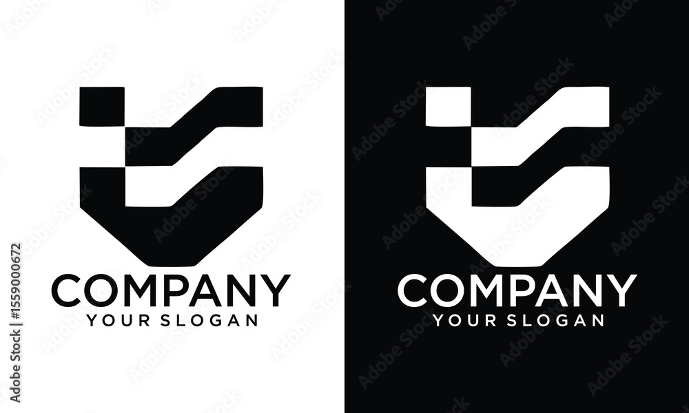 Poster creative abstract minimal letter rj or jr initial based stylish monogram logo design vector.