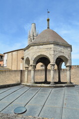 La coupole des Bains Arabes à Gérone (Catalogne - Espagne)