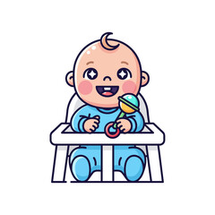 cute baby icon very cool design