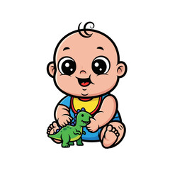 cute baby icon very cool design