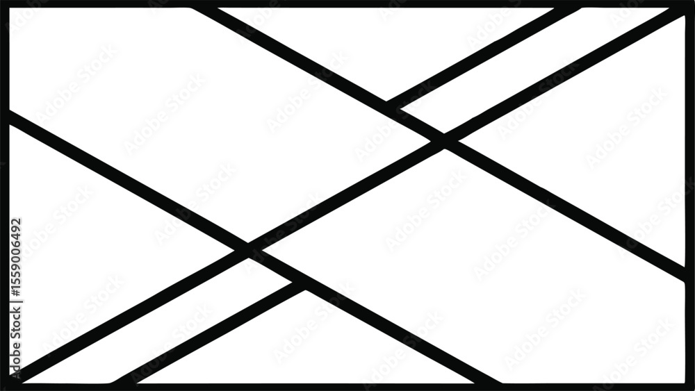 Aufkleber abstract geometric design of intersecting lines and white space for graphic projects