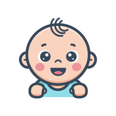 cute baby icon very cool design