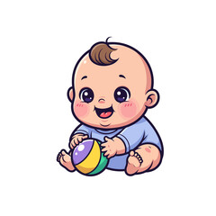 cute baby icon very cool design
