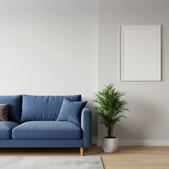 modern living room with sofa