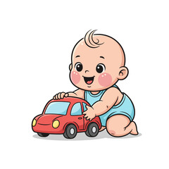 cute baby icon very cool design