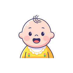 cute baby icon very cool design