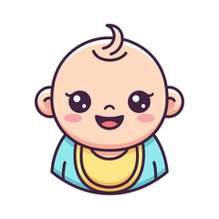 cute baby icon very cool design