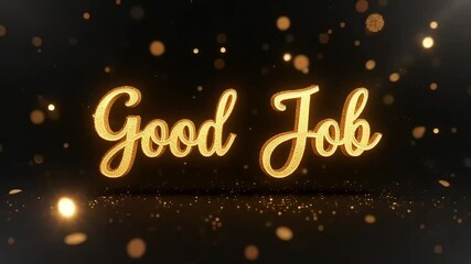 Good job congratulations achievement celebration success appreciation