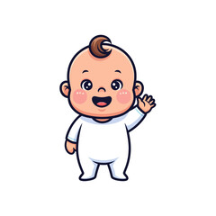 cute baby icon very cool design