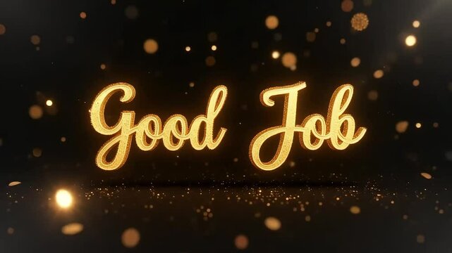 Good job congratulations achievement celebration success appreciation